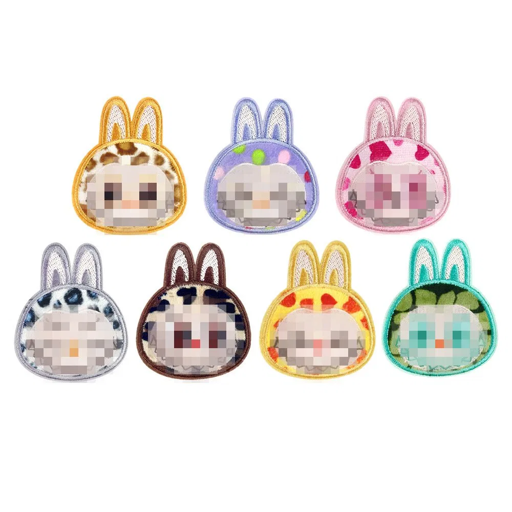 Cartoon no-sew embroidered decorative patch