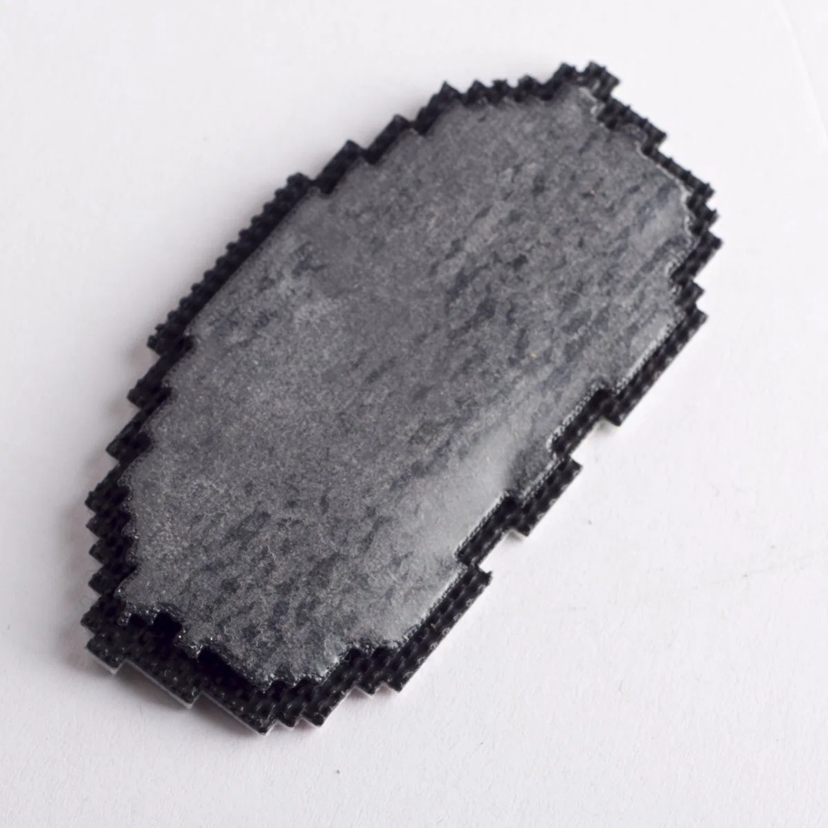 Product 12 embroidered badge edge detail reference