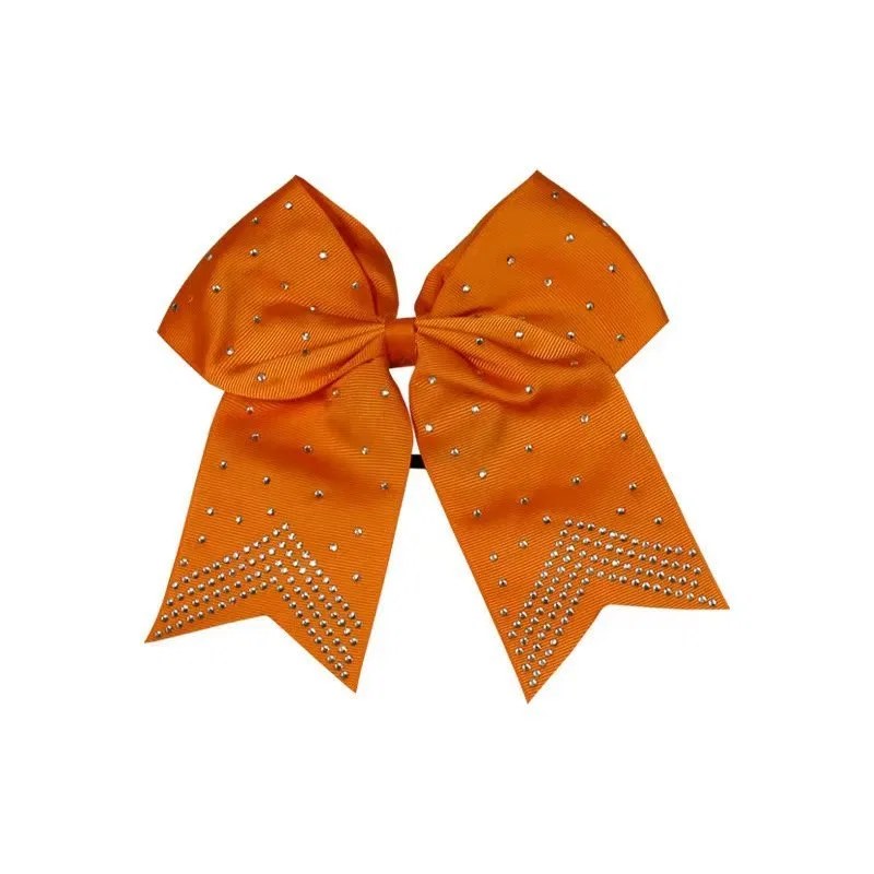 Rhinestone waist bow ribbon construction detail
