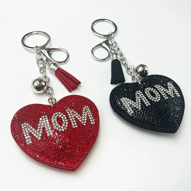 Rhinestone keychain for wholesale retail accessory assortments