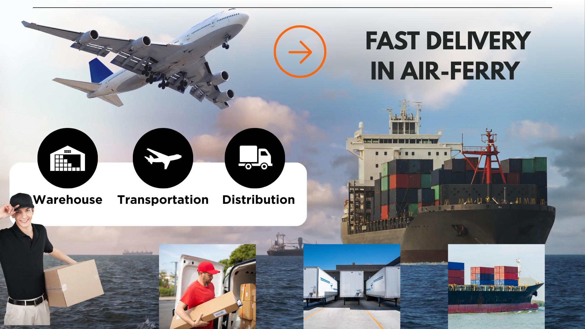 Fast Delivery in Air-Ferry - LCHOTFIX Worldwide Shipping
