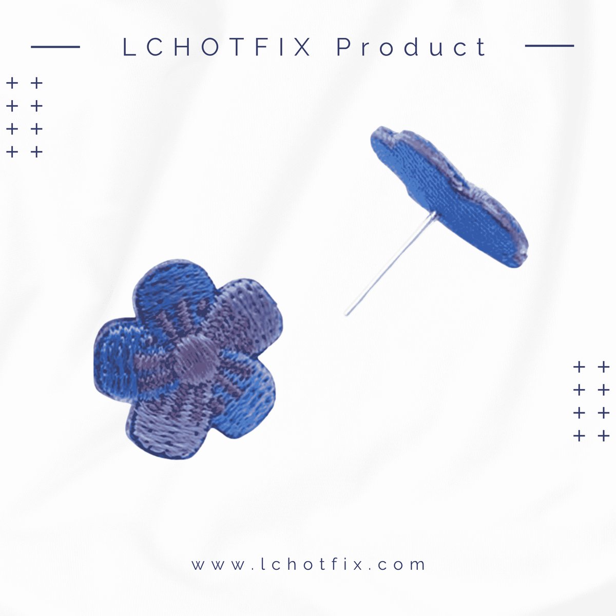 Custom Embroidered Sunflower Earrings – Korean Vintage Style