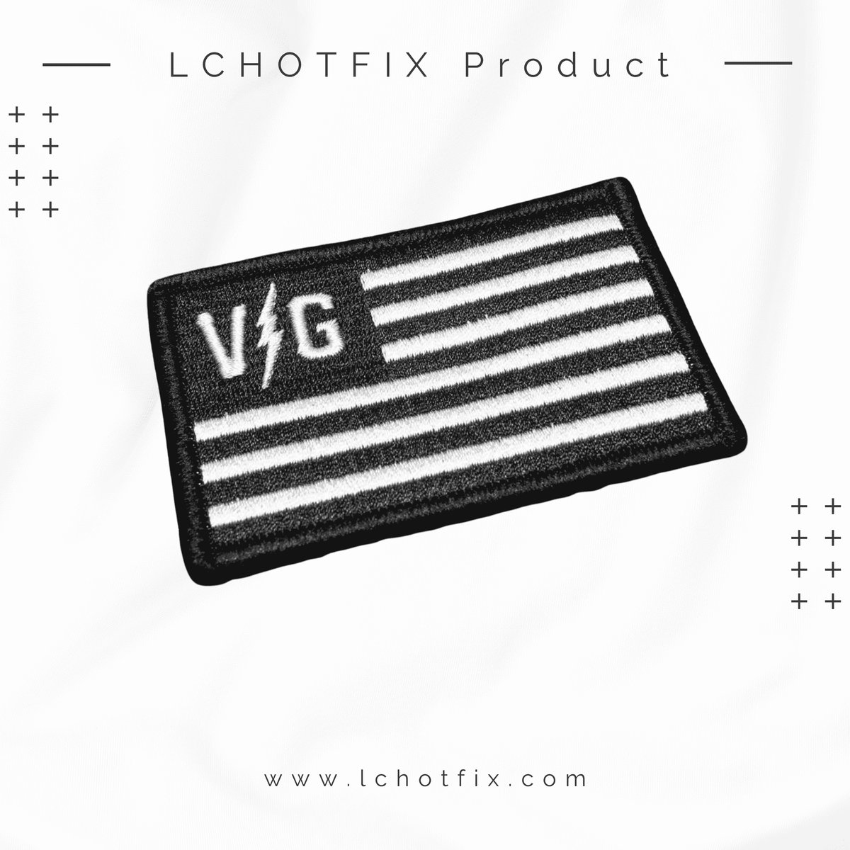 Custom Tactical Embroidered Patches with Hook & Loop