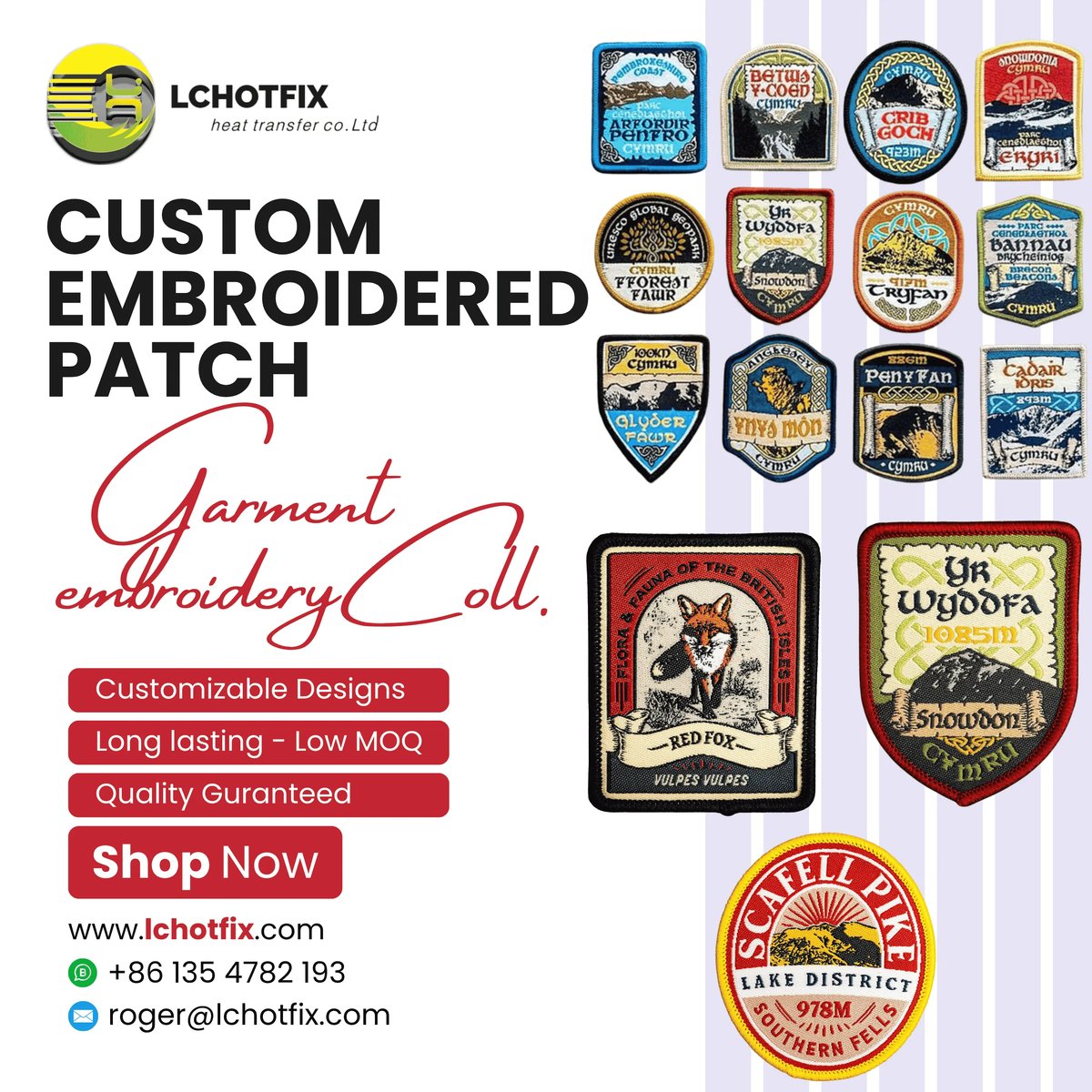 Custom Vintage Outdoor Mountain Embroidered Patch