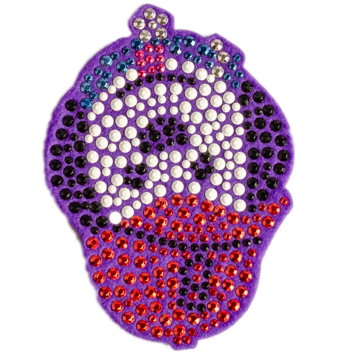 Cartoon Animal Rhinestone Hotfix Patch with Felt Bottom Clothing Repair Applique Badge