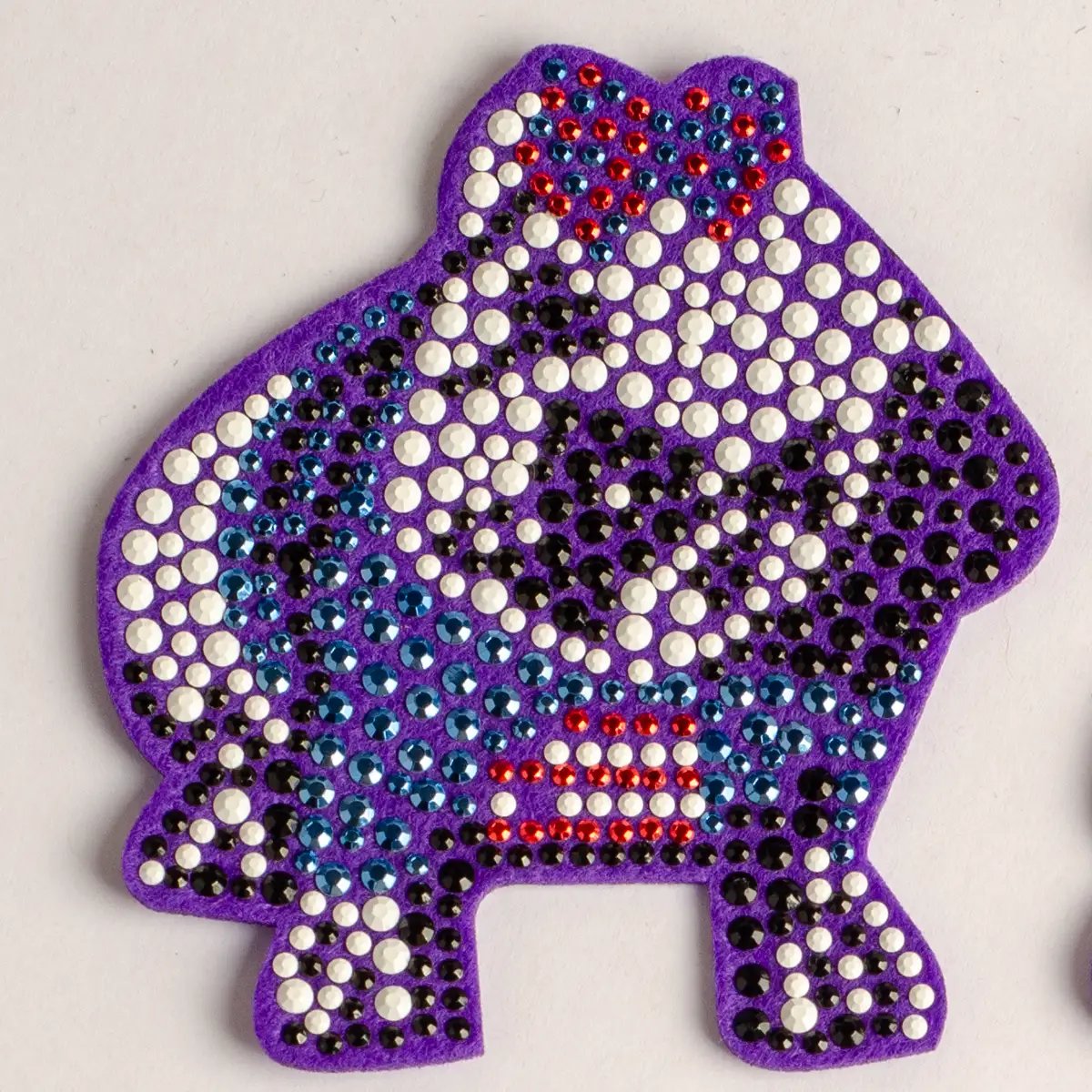 Cartoon Animal Rhinestone Hotfix Patch with Felt Bottom Clothing Repair Applique Badge