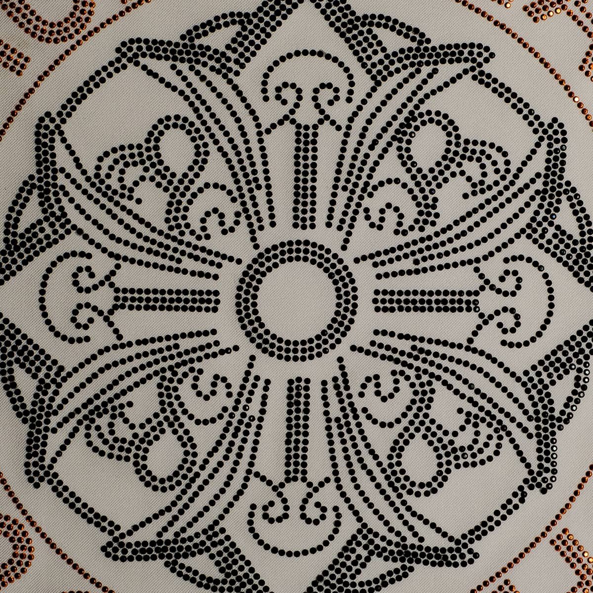 Custom adhesive rhinestone patches and hotfix rhinestone transfers for men's T-shirts