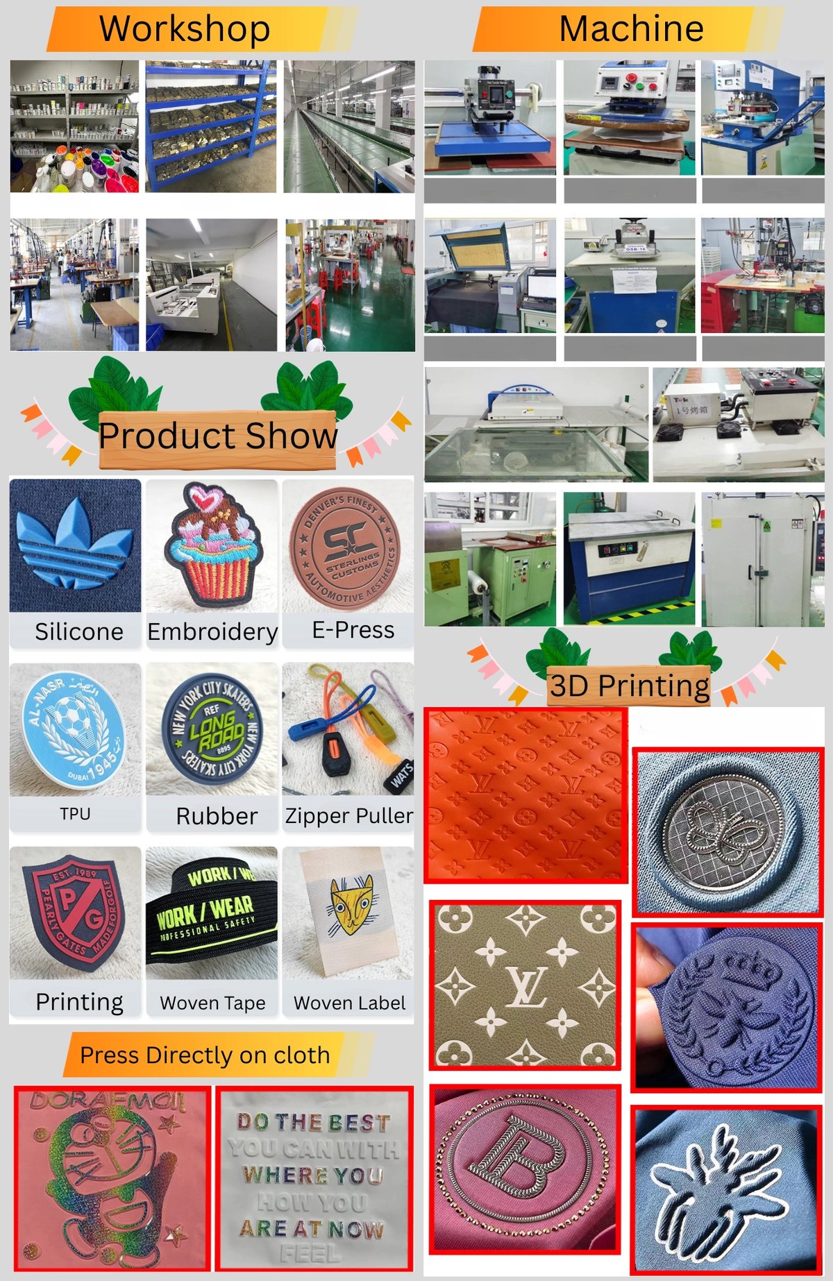 Custom TPU Reflective Heat Transfer Labels | High-Frequency Embossed Silicone & PVC Logo Patches for Clothing, Bags & Shoes - Company Profile Image 1