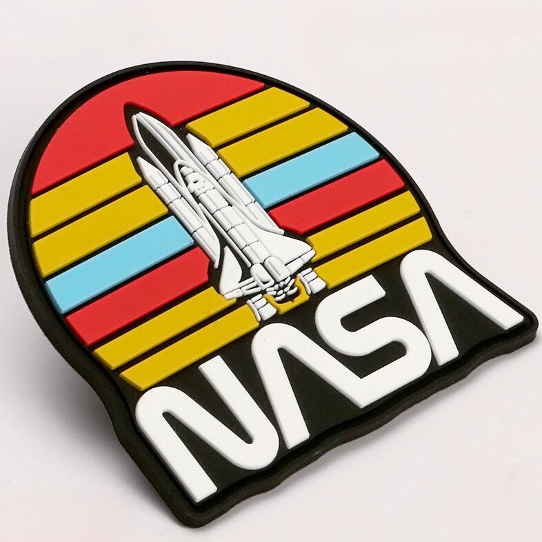 Custom TPU Reflective Heat Transfer Labels | PVC Silicone Embossed Logo Patches