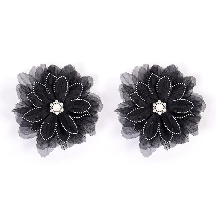 3D Pearl Flower Nipple Covers – Reusable Biogel Adhesive Pasties