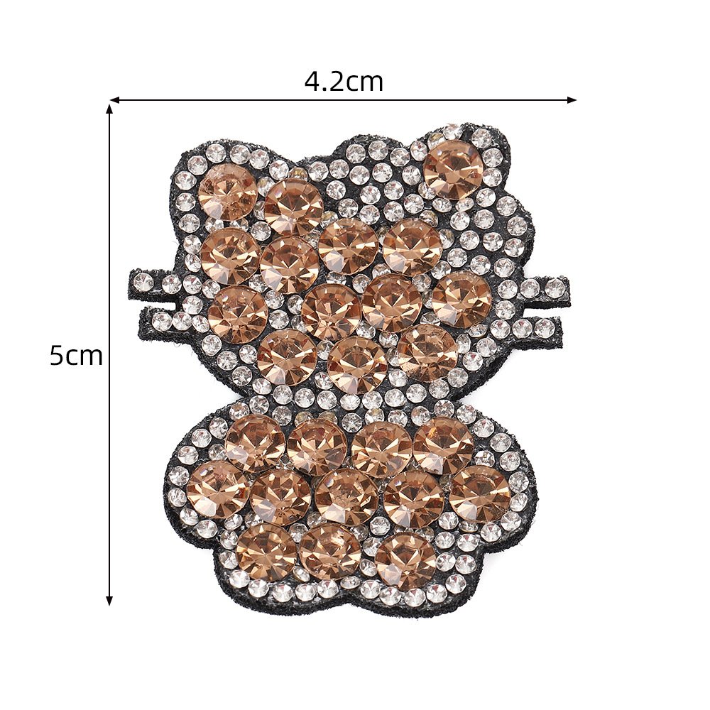 Hello Kitty Rhinestone Patch – DIY Heat Transfer Applique for Clothes, Shoes, Hats & Accessories