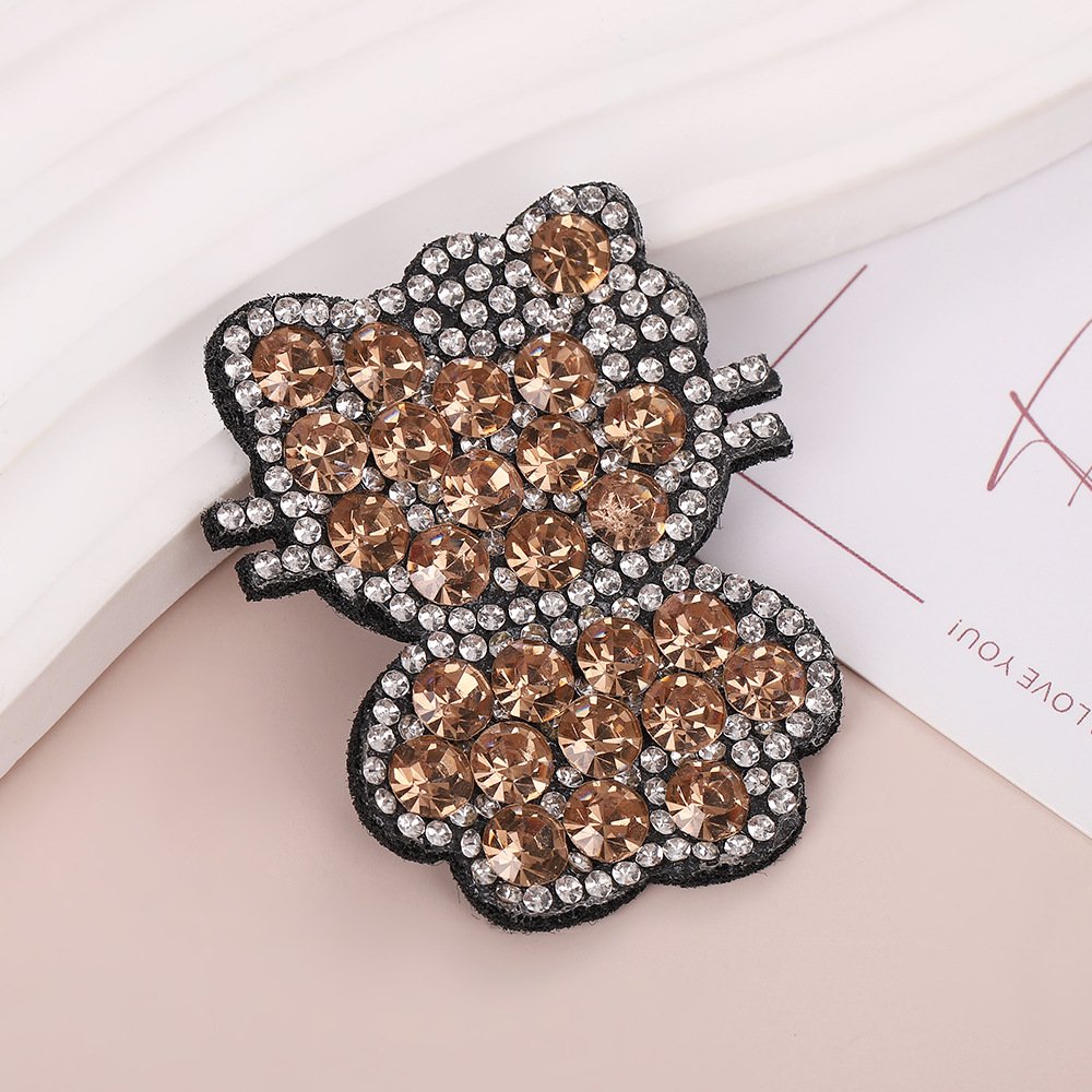 Hello Kitty Rhinestone Patch – DIY Heat Transfer Applique for Clothes, Shoes, Hats & Accessories