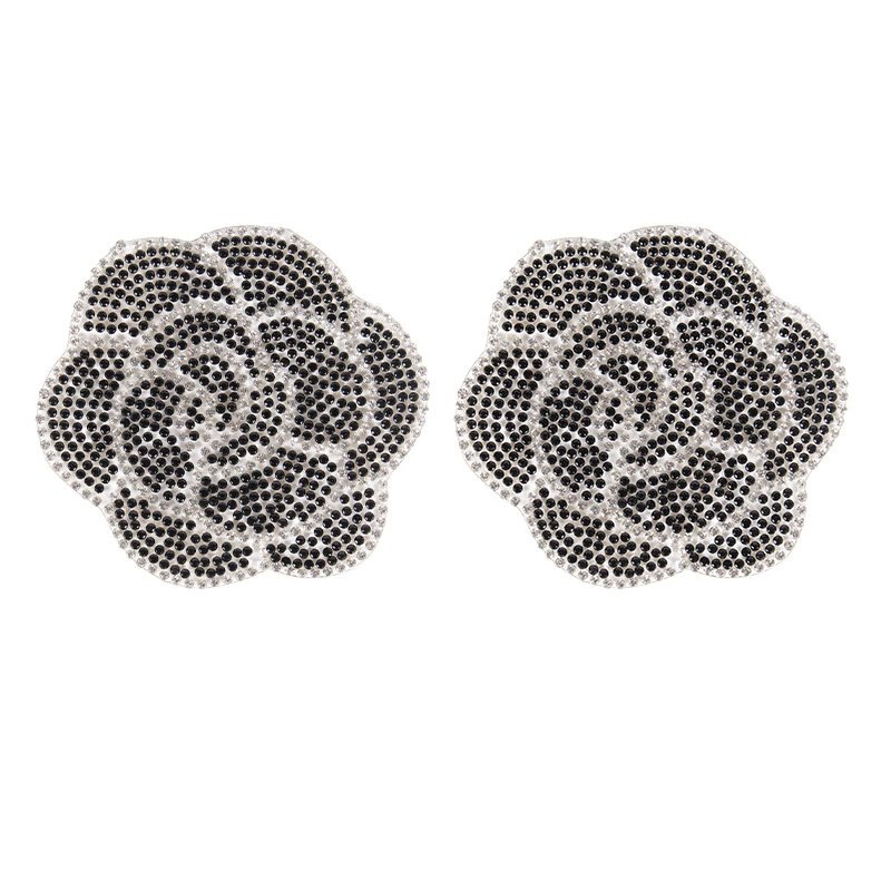 Hand-Brushed Adhesive Diamond Rose Nipple Cover – Invisible Seamless Breast Petals