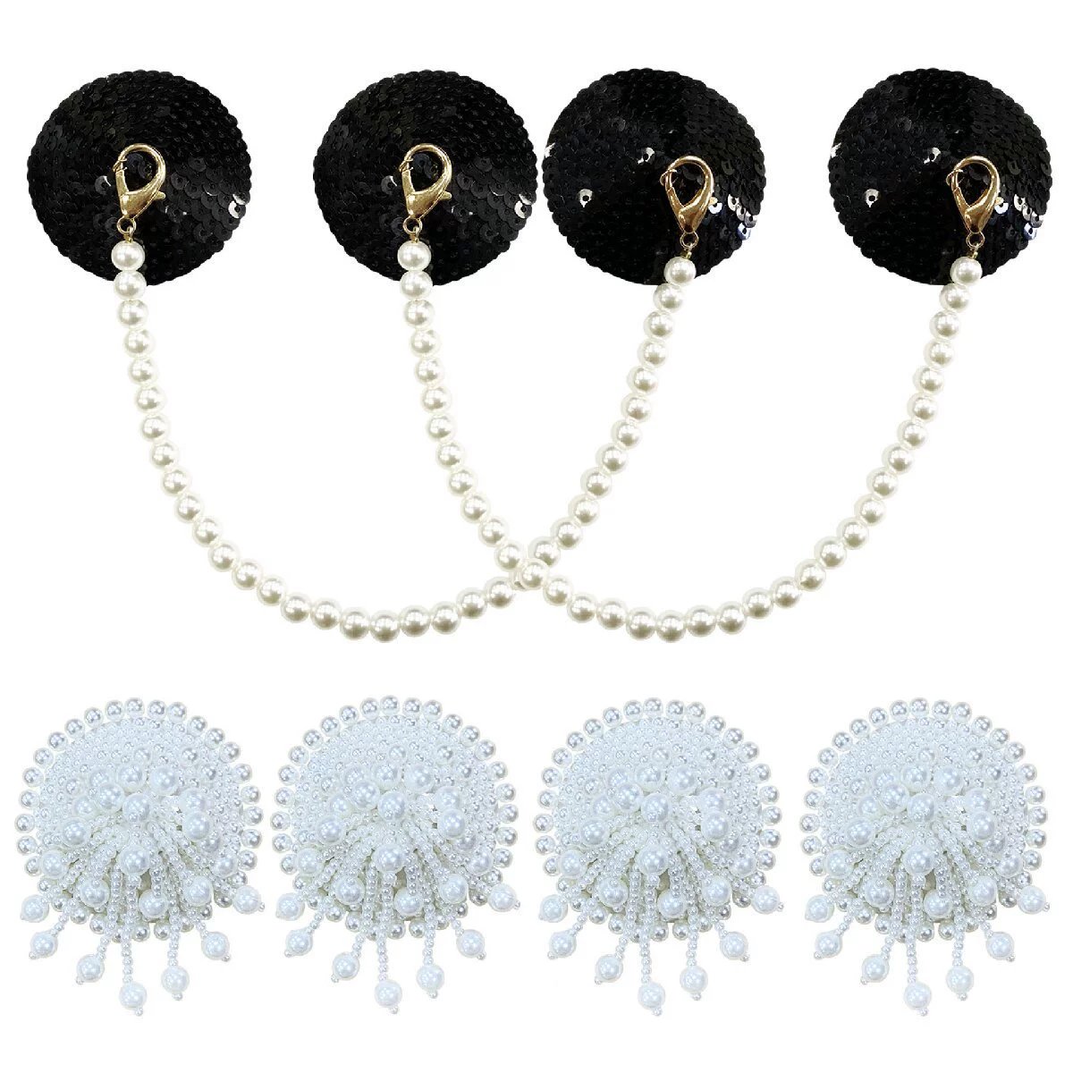 Diamond Tassel Nipple Cover – Customizable Sexy Breast Pasties for Women