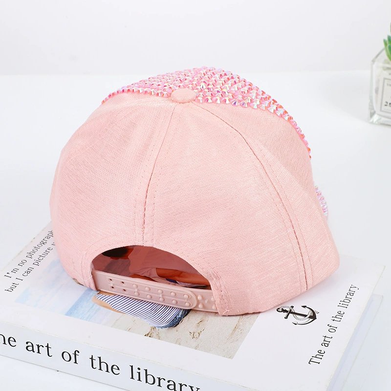 Korean Style Full Rhinestone Baseball Cap – Sparkling Breathable Fashion Hat