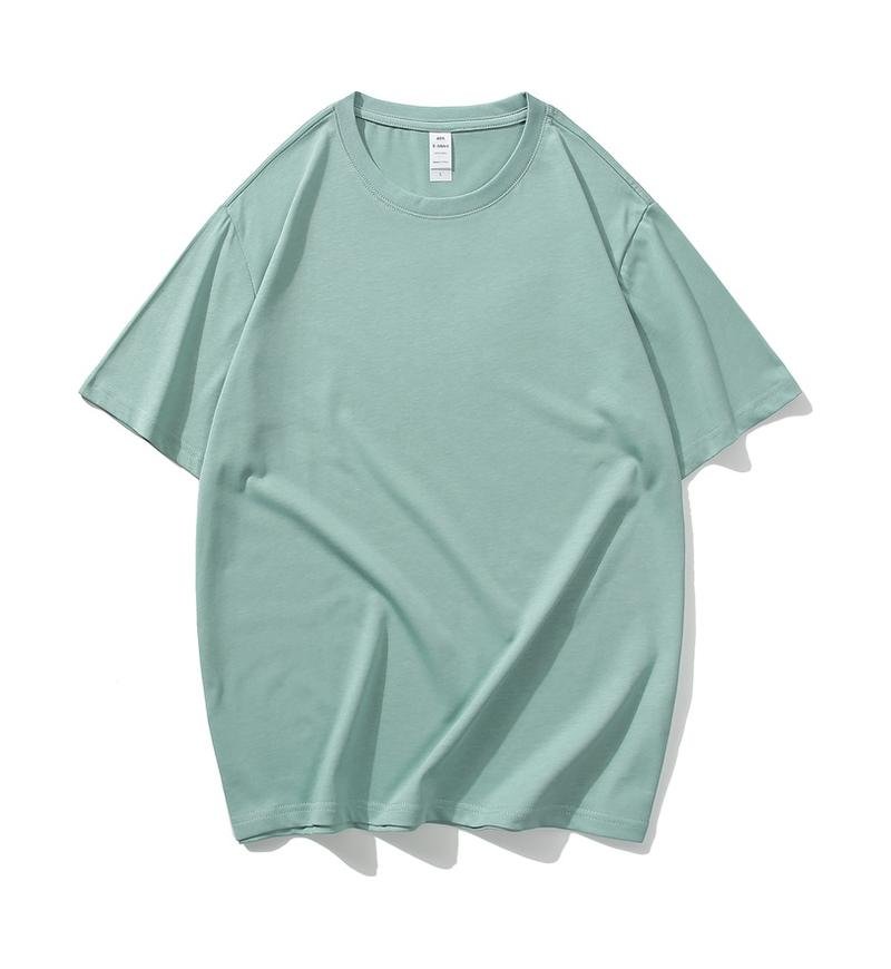 Premium 40S 2-Ply 100% Cotton Basic Crew Neck Adult T-Shirt – Heavyweight 210 GSM OEM Factory Supply