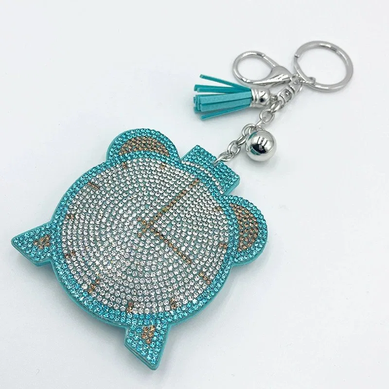Crystal Alarm Clock Rhinestone Keychain product image 4