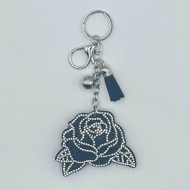 Sparkling Rose Rhinestone Keychain product image 4