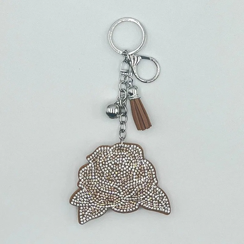 Sparkling Rose Rhinestone Keychain product image 5
