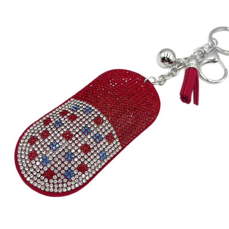 Sparkling Capsule Rhinestone Keychain product image 4