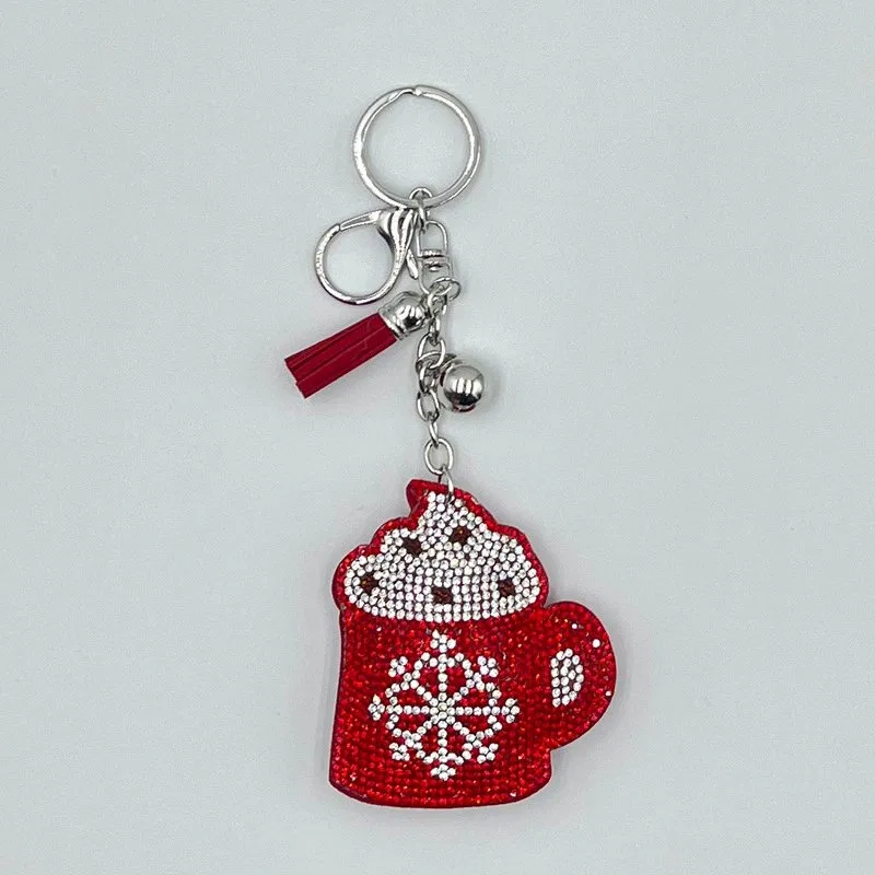 Festive Christmas Rhinestone Keychain Set product image 4