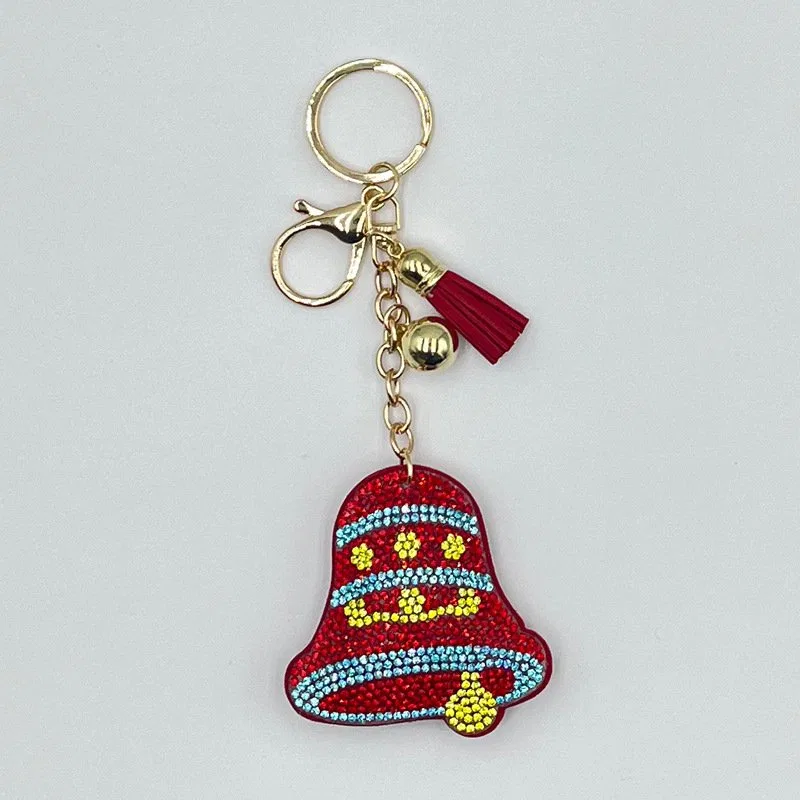 Festive Christmas Rhinestone Keychain Set product image 5