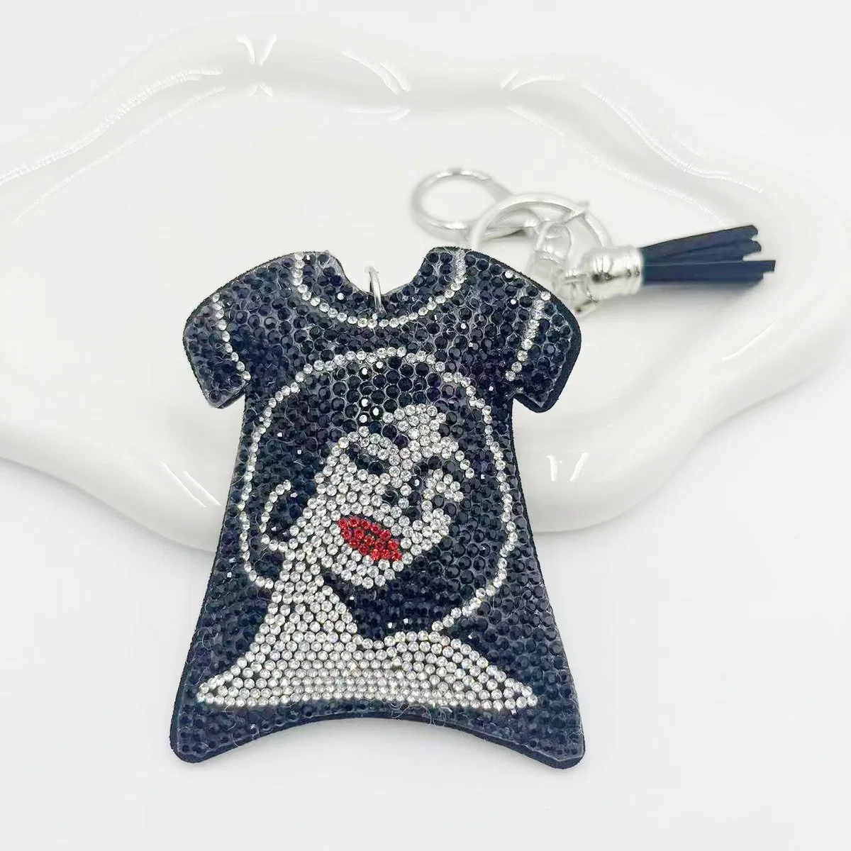 Rhinestone Cartoon Dress Keychain product image 3
