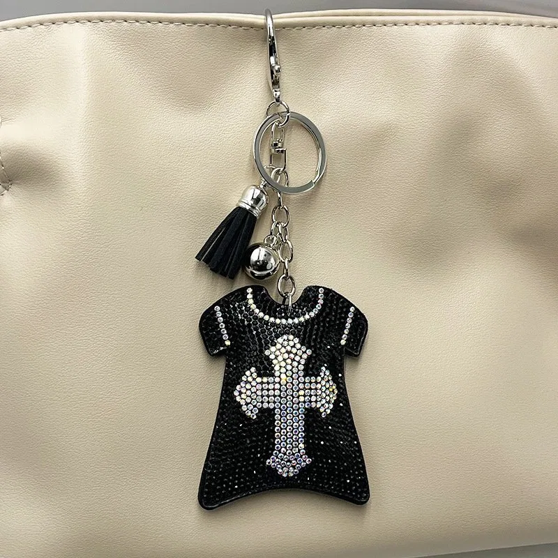 Rhinestone Cross Dress Keychain product image 2