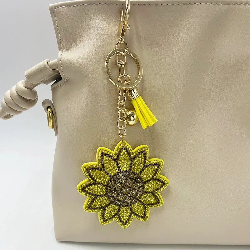 Crystal Sunflower Keychain product image 2