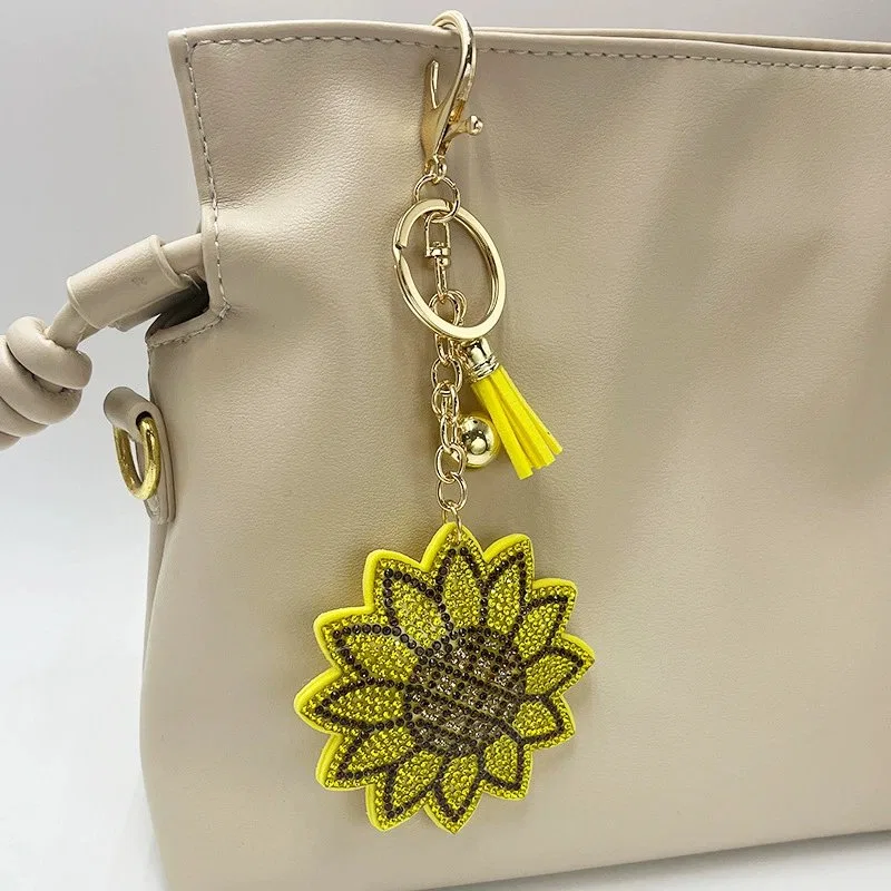Crystal Sunflower Keychain product image 3