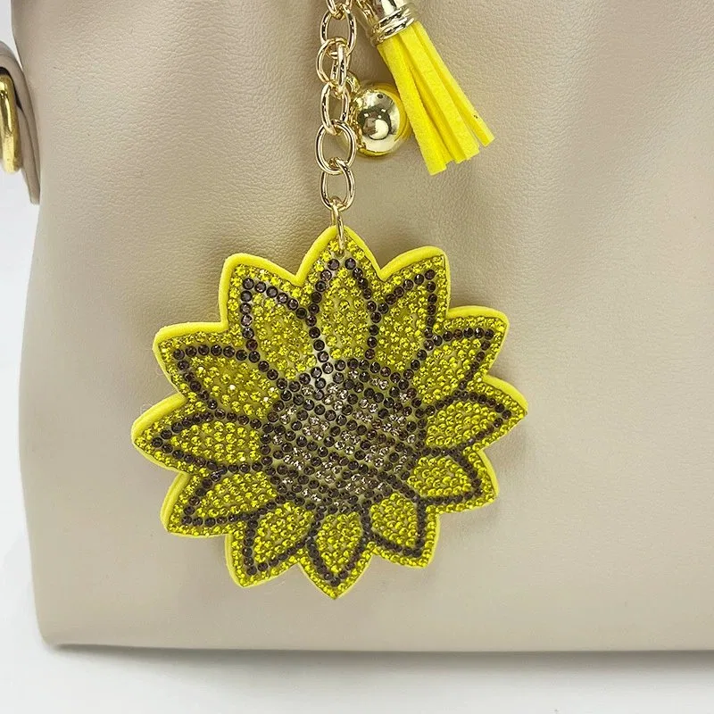 Crystal Sunflower Keychain product image 4