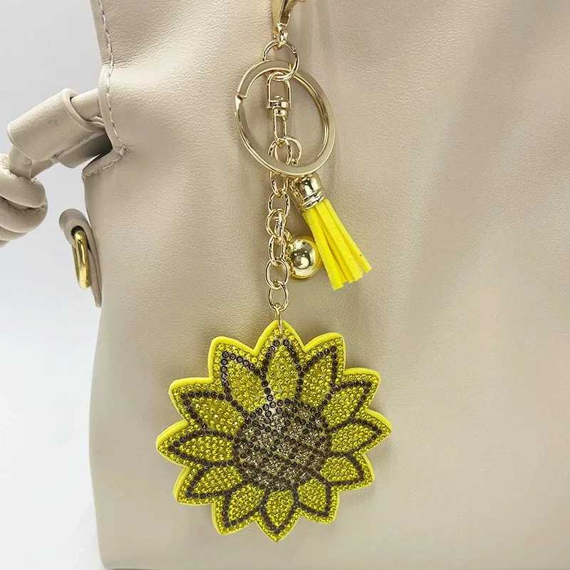 Crystal Sunflower Keychain product image 5