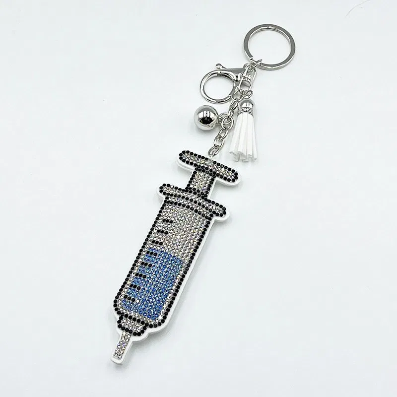 Crystal Syringe Keychain product image 3