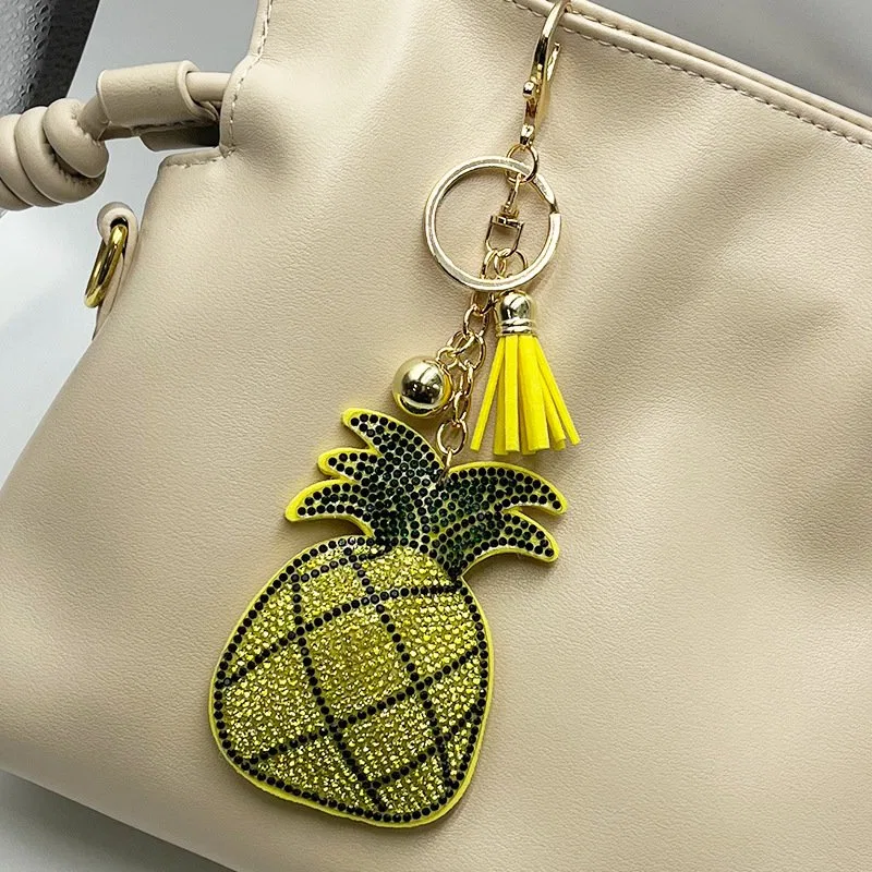 Rhinestone Pineapple Keychain product image 4