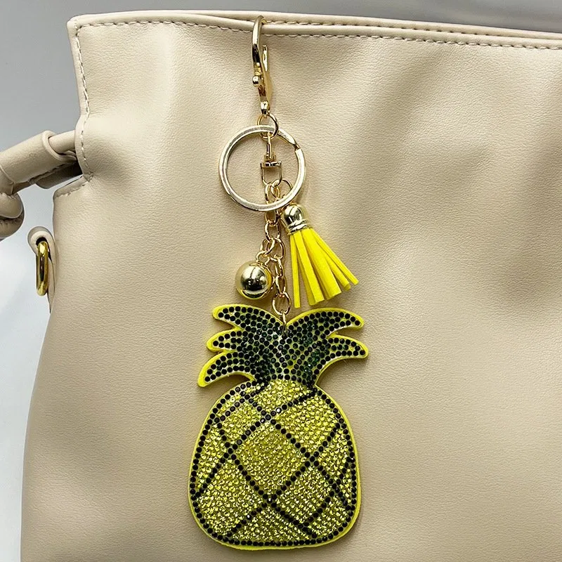 Rhinestone Pineapple Keychain product image 5