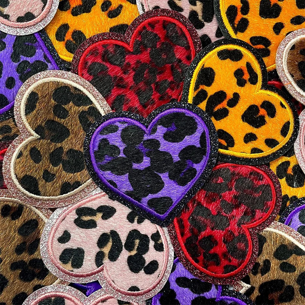 Leopard Heart Iron-On Patch for Bags and Hats product image 4