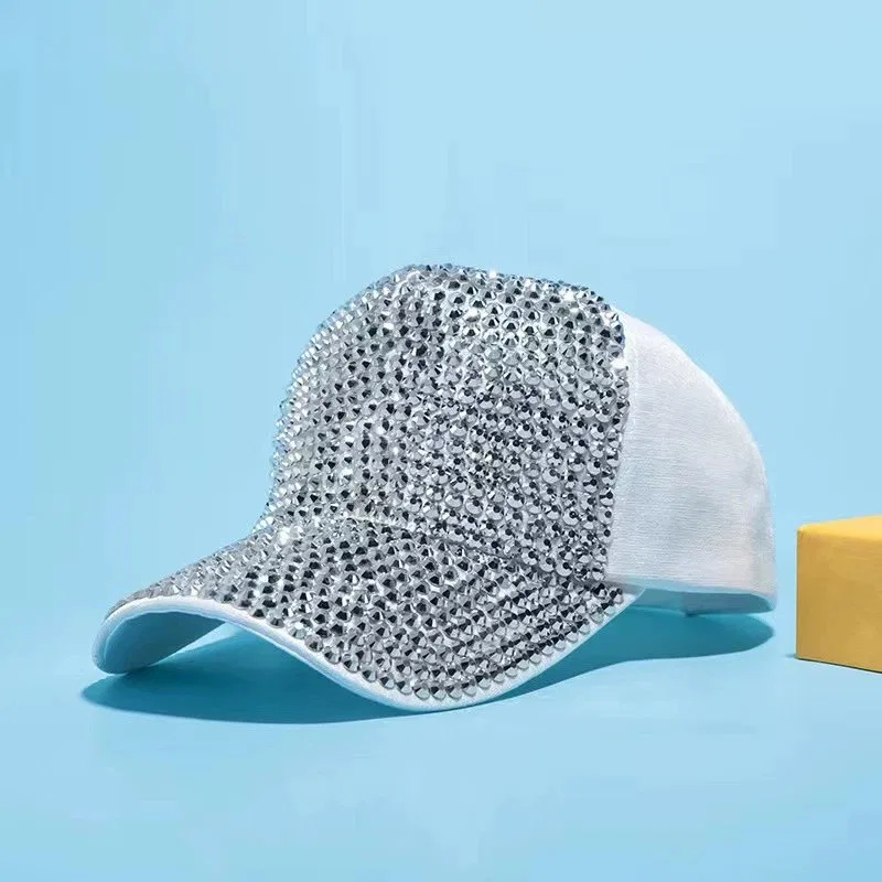 Full Crystal Rhinestone Baseball Cap for Women product image 3