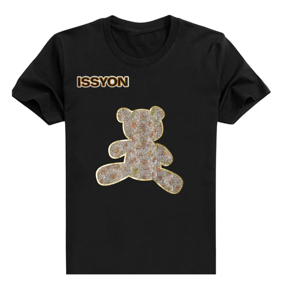 Laser Cut Fabric Rhinestone Heat Transfer Patch product image 2