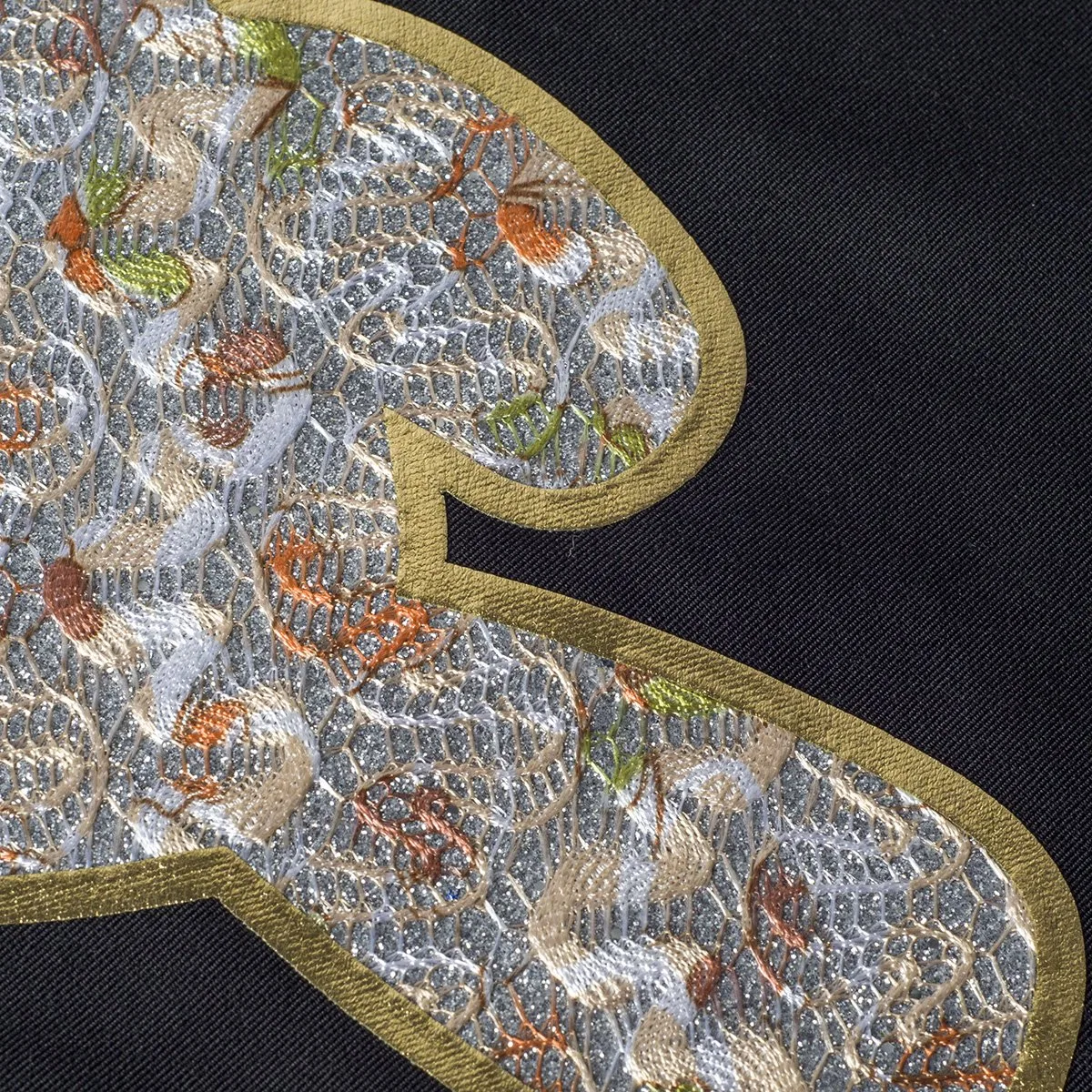 Laser Cut Fabric Rhinestone Heat Transfer Patch product image 4