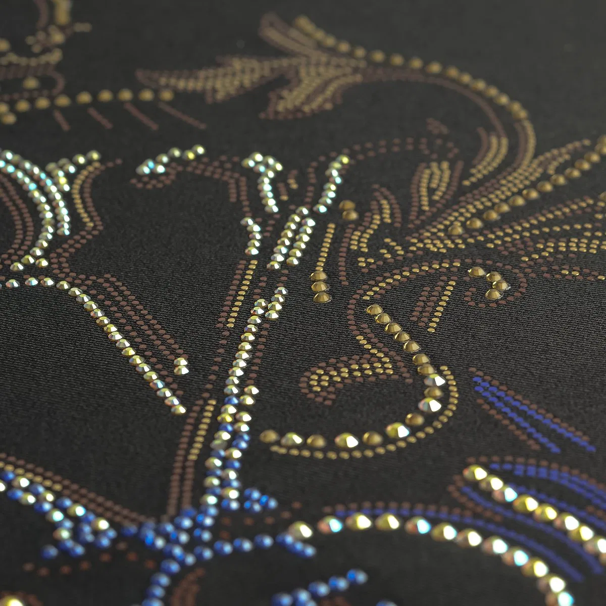 Crown Monogram Rhinestone Heat Transfer Patch for T-Shirts product image 4
