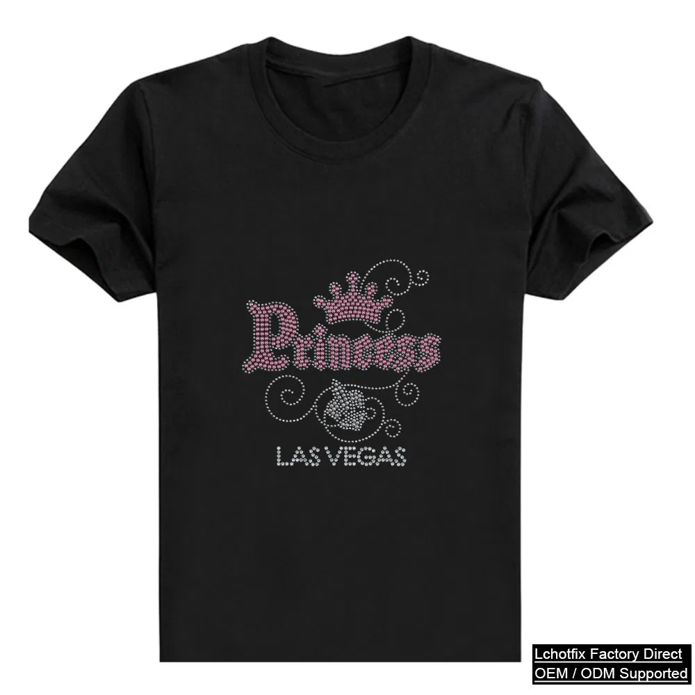 Princess Crown Rhinestone Heat Transfer T-Shirt product image 2