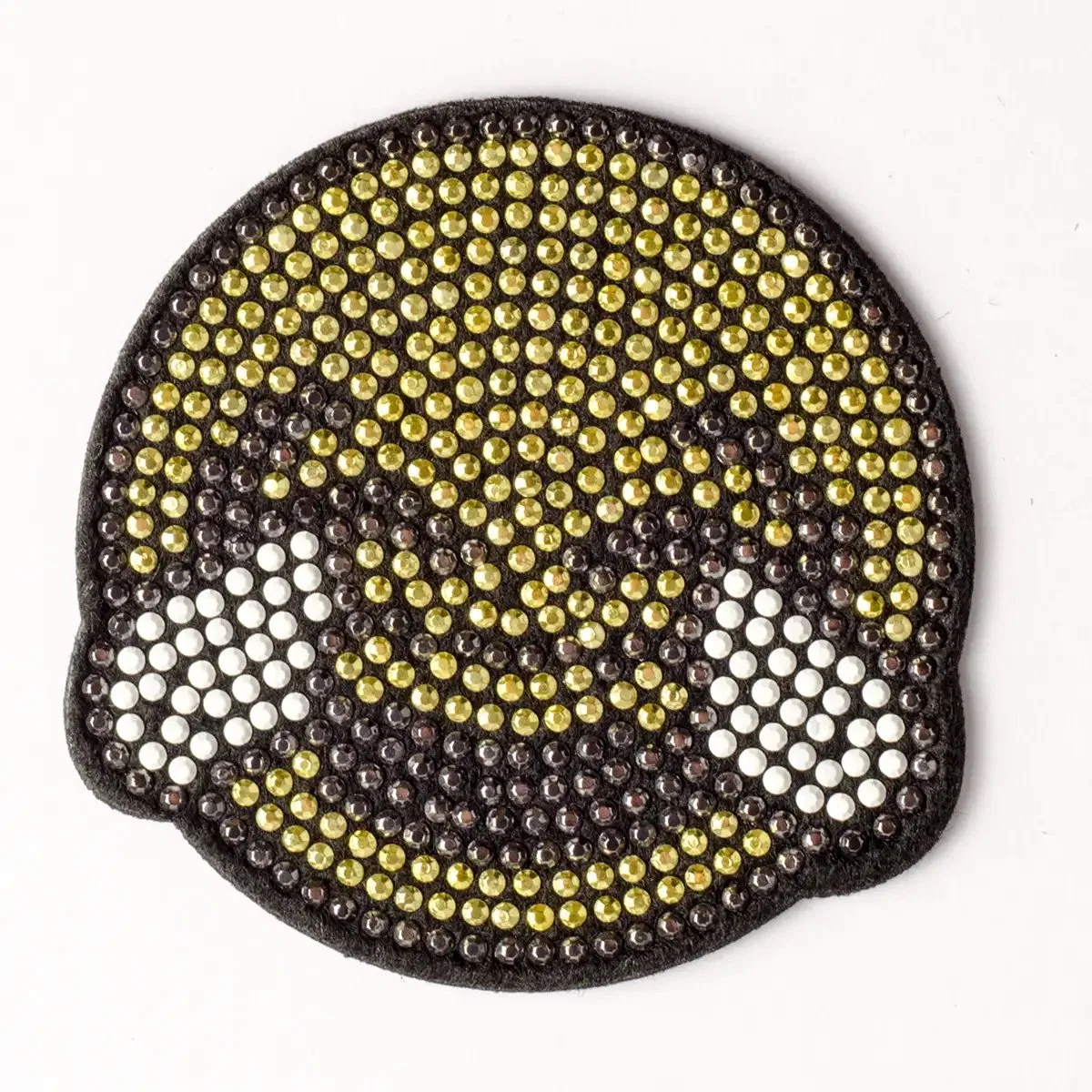 Adhesive Rhinestone Smile Face Heat Transfer Octagon Hotfix Motif Etsy seller transfer detail