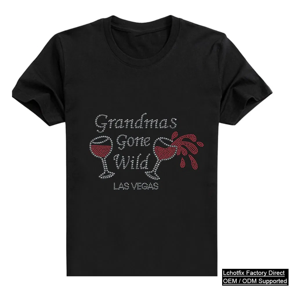 Sparkling Cocktail Night Las Vegas Rhinestone T-Shirt product image 2
