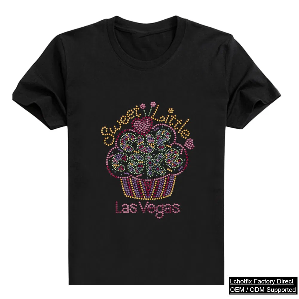 Sweet Cupcake Las Vegas Rhinestone T-Shirt product image 2
