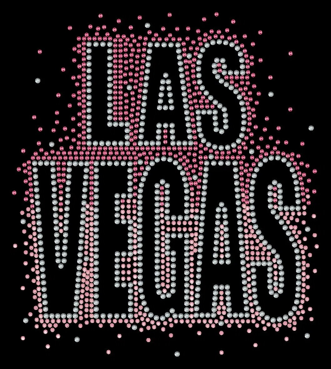 Rhinestone Las Vegas Statement Tee product image 3