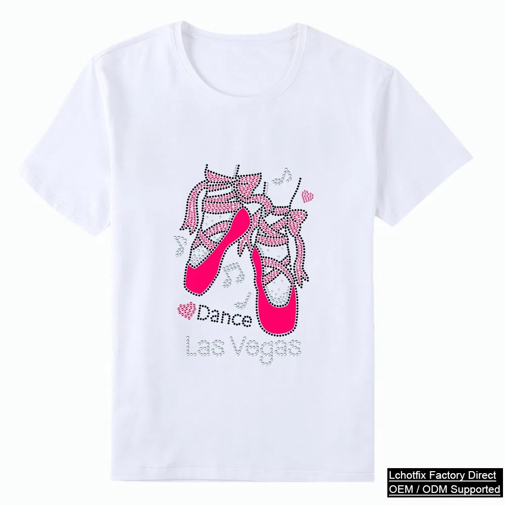 Dance Las Vegas Pointe Shoes Rhinestone T-Shirt dance costume reference