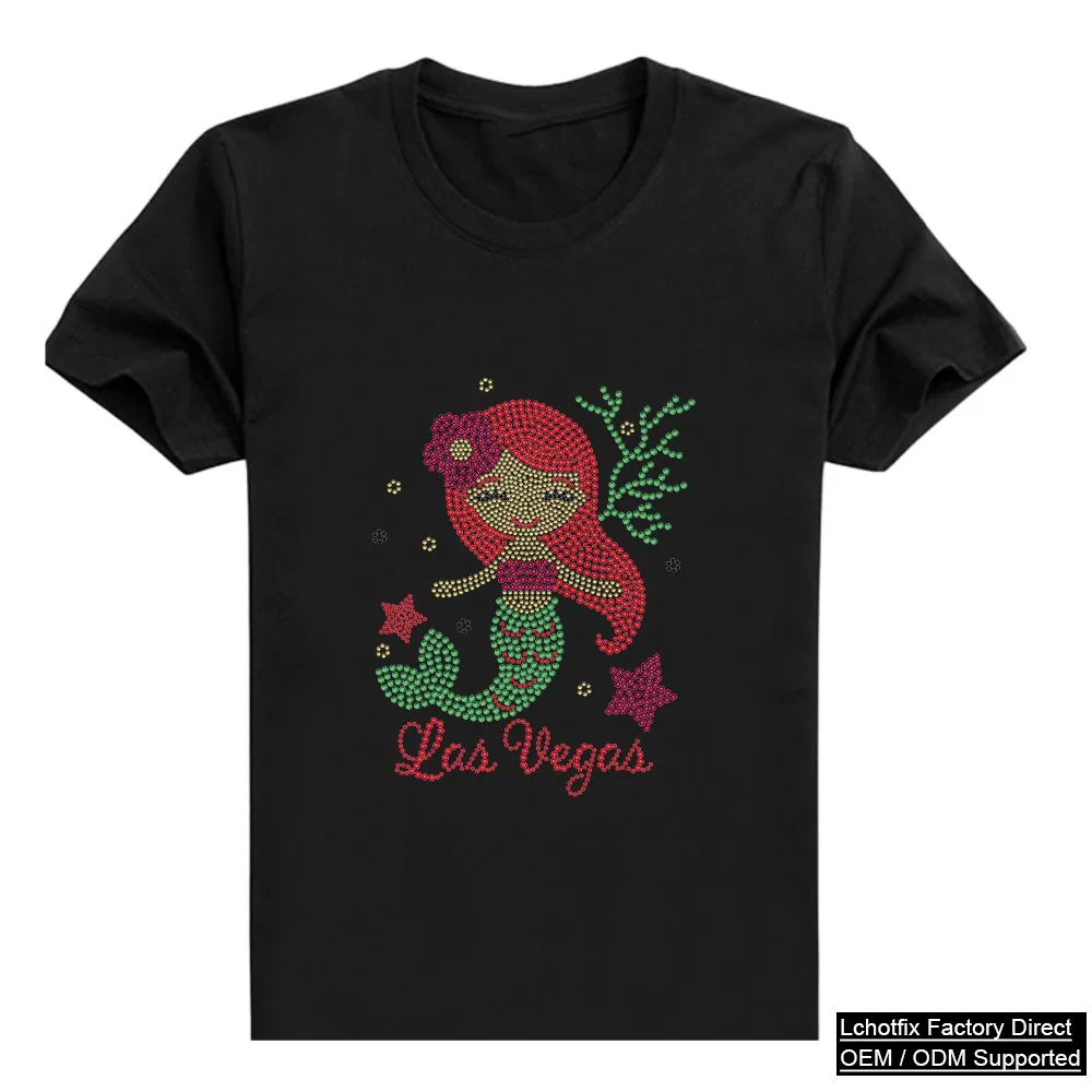 Cute Mermaid Las Vegas Rhinestone T-Shirt product image 2