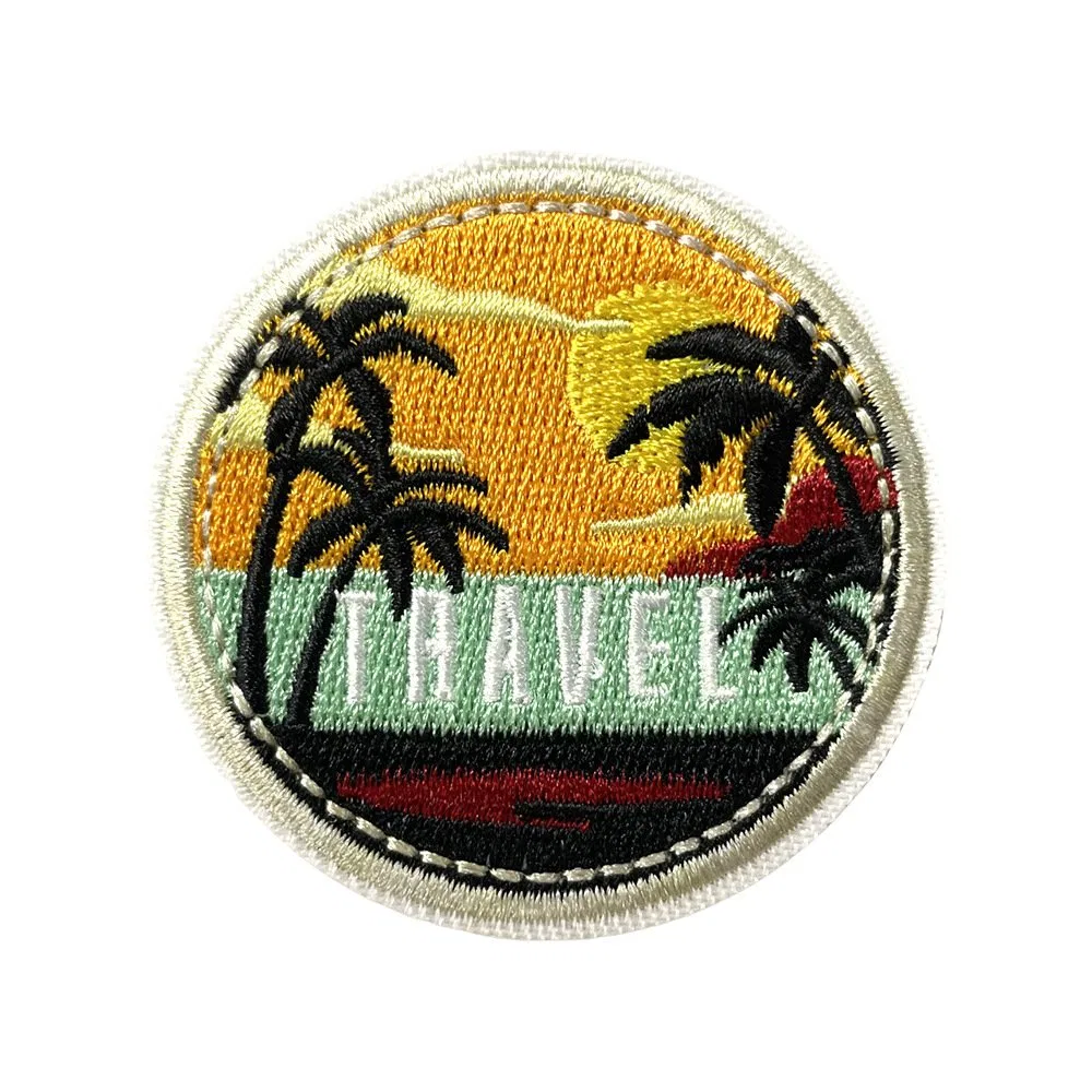 Outdoor Adventure Logo Iron-On Patches outdoor patch detail