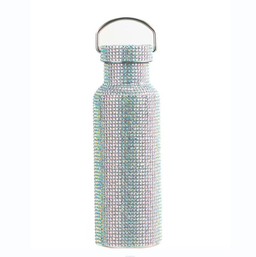 Rhinestone Ring-Handle Water Bottle product image 2