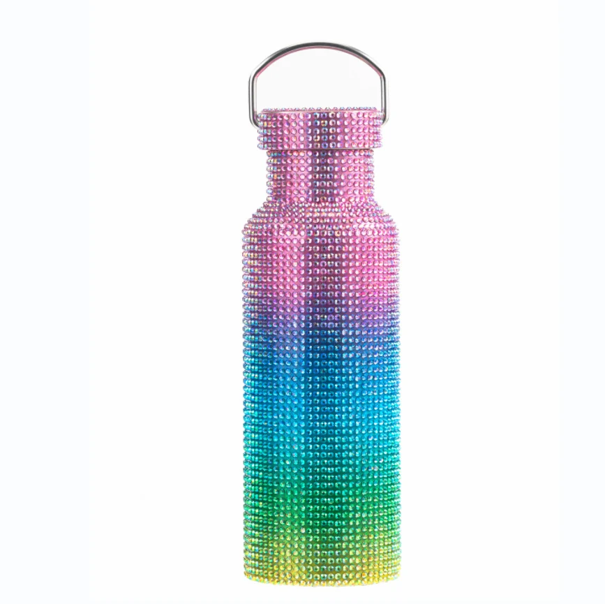 Rhinestone Ring-Handle Water Bottle product image 5